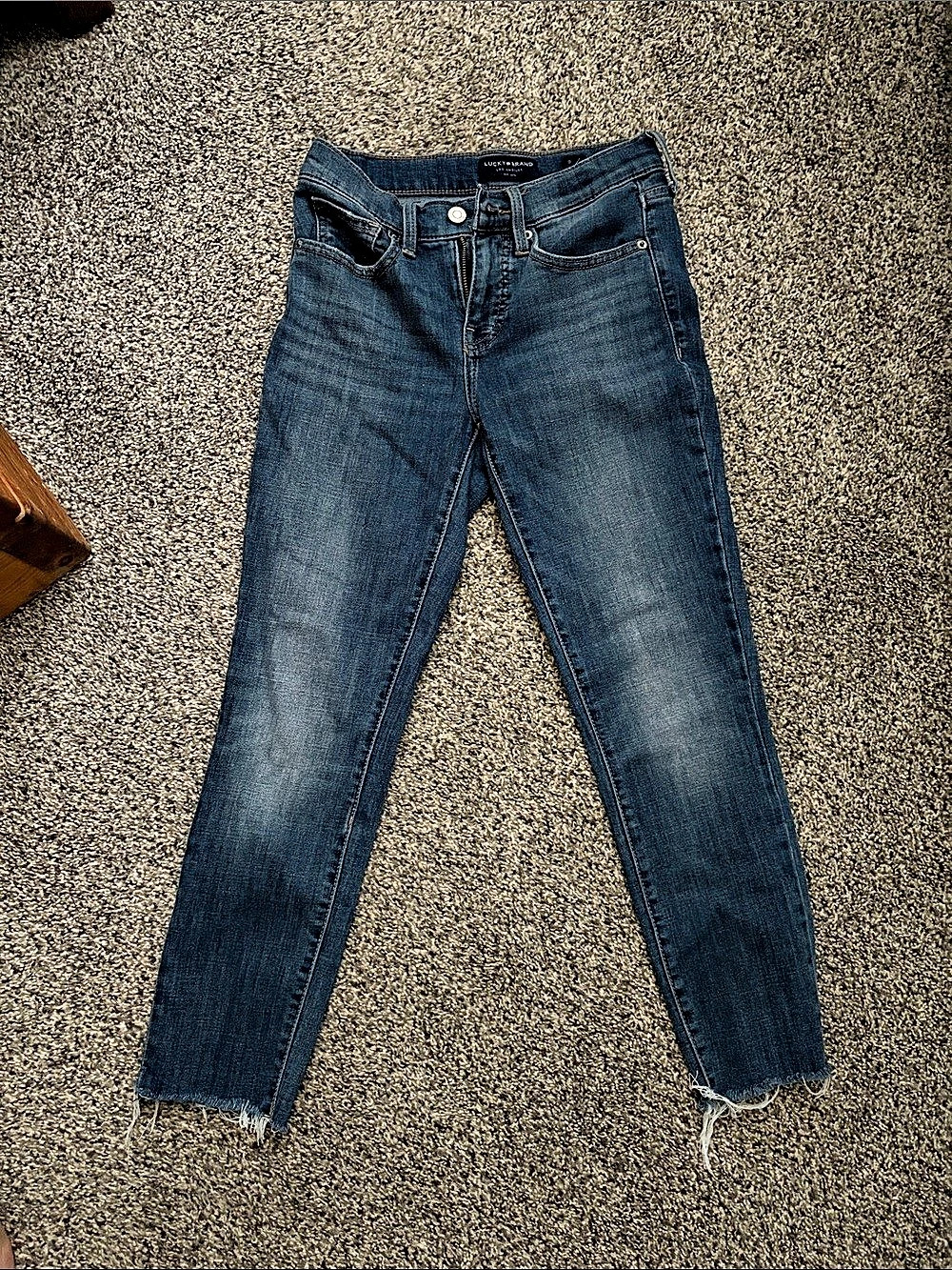 Lucky Brand Ava Mid Rise Skinny Ankle Jeans